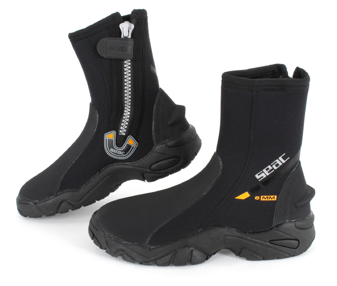 Seac PRO HD Diving Boots, Neopren Füssling für Geräteflossen, L