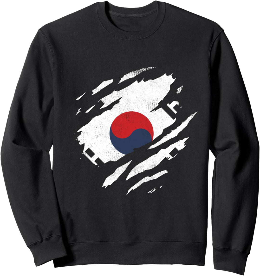 Südkoreanische Flagge Korea Asien Koreanisch Südkorea Sweatshirt