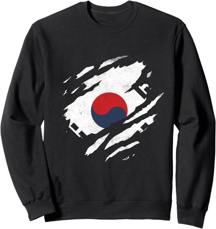 Südkoreanische Flagge Korea Asien Koreanisch Südkorea Sweatshirt