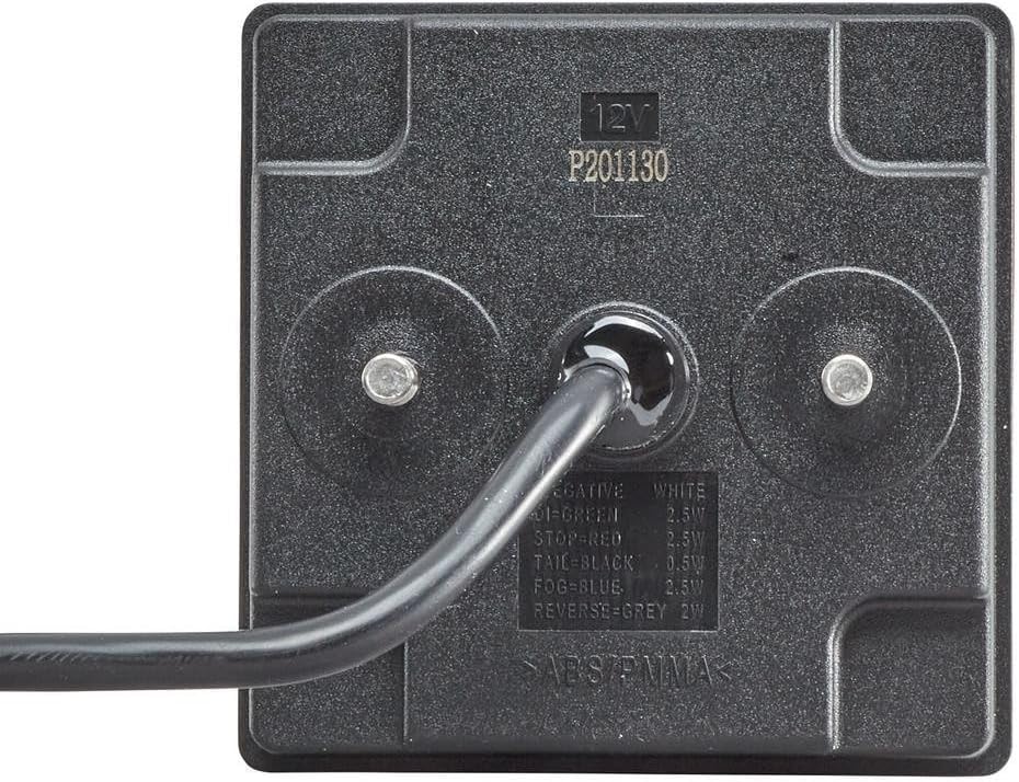 HELLA - Heckleuchte - Valuefit - LED - 12V - Anbau/geschraubt - Lichtscheibenfarbe: rot/gelb - Steck