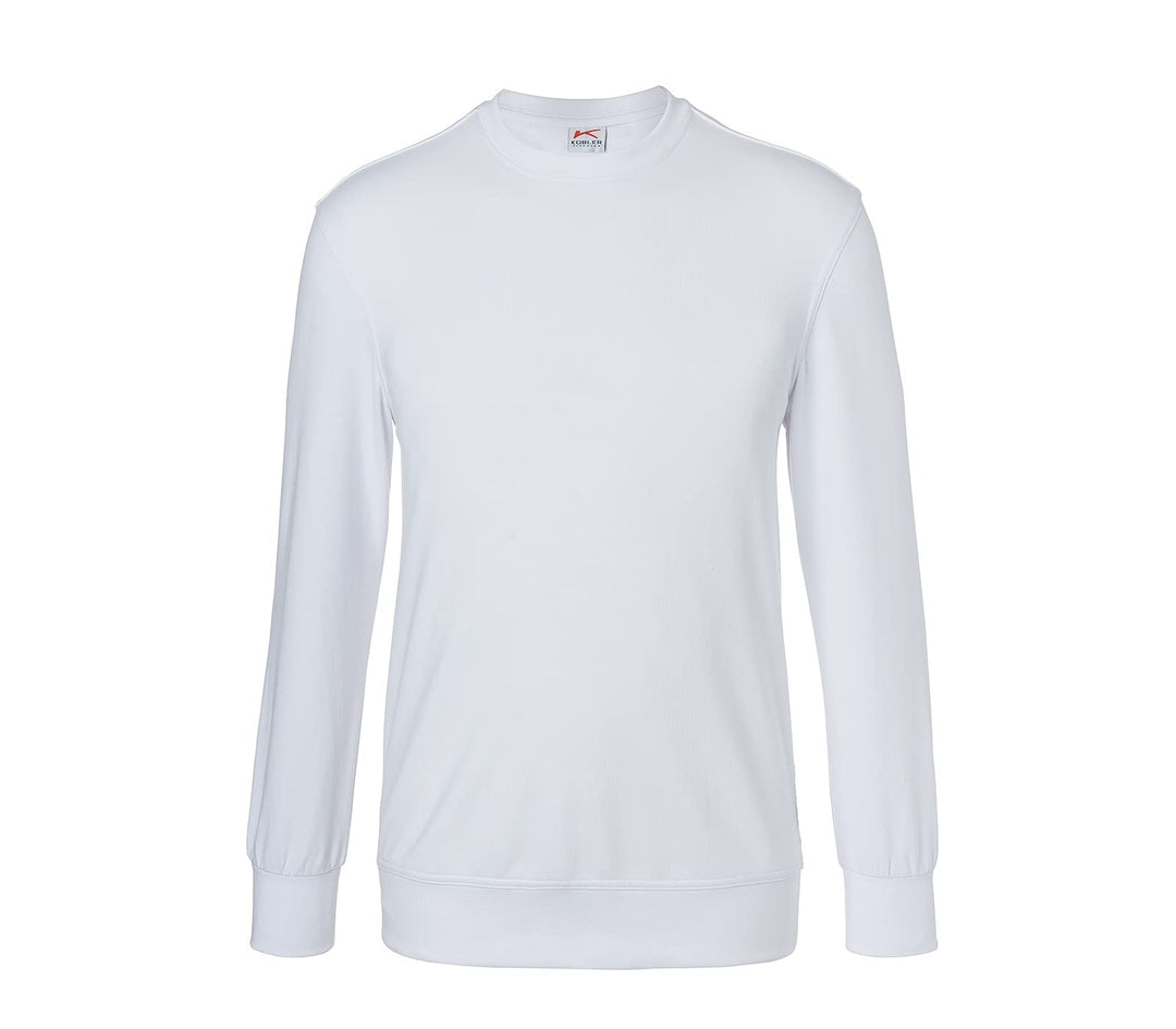KÜBLER Workwear Herren Sweatshirt Sweatshirt XS Weiss, XS Weiss