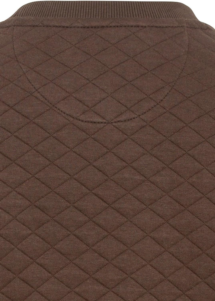 camel active Herren Sweatshirt mit Diamant Steppung