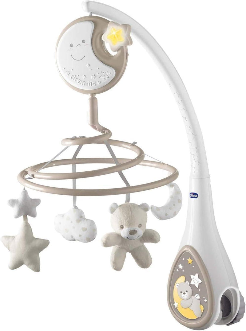 Chicco Next2Dreams Babybett Mobile mit Licht und Musik - 3 in 1 Baby Mobile Kompatibel mit Next2Me B