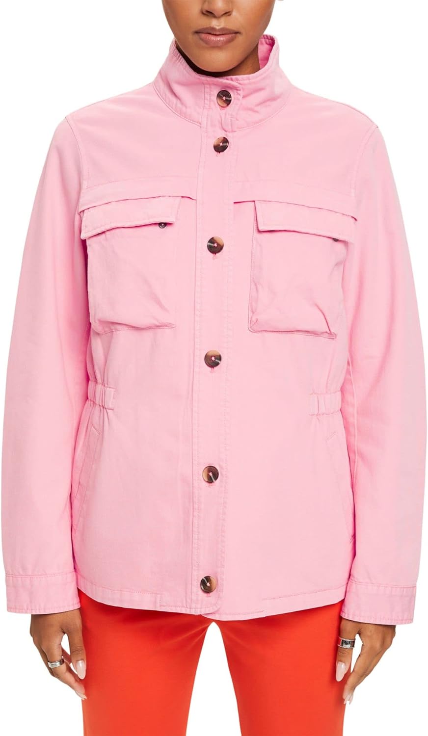 ESPRIT Damen 023ee1g301 Jacke S 670/Pink, S 670/Pink