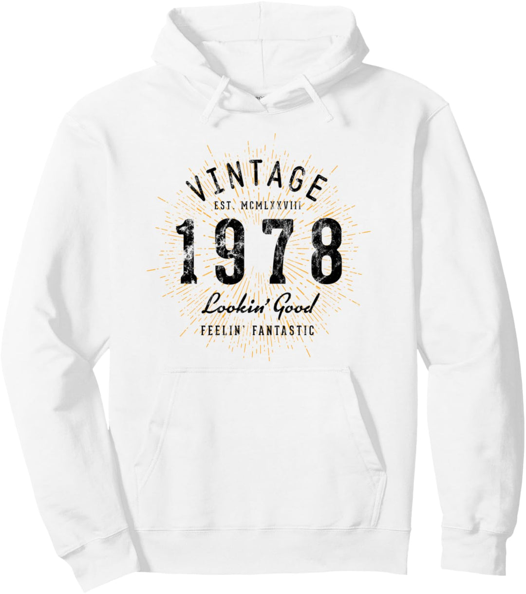 Vintage Geburtstag geboren 1978 Pullover Hoodie