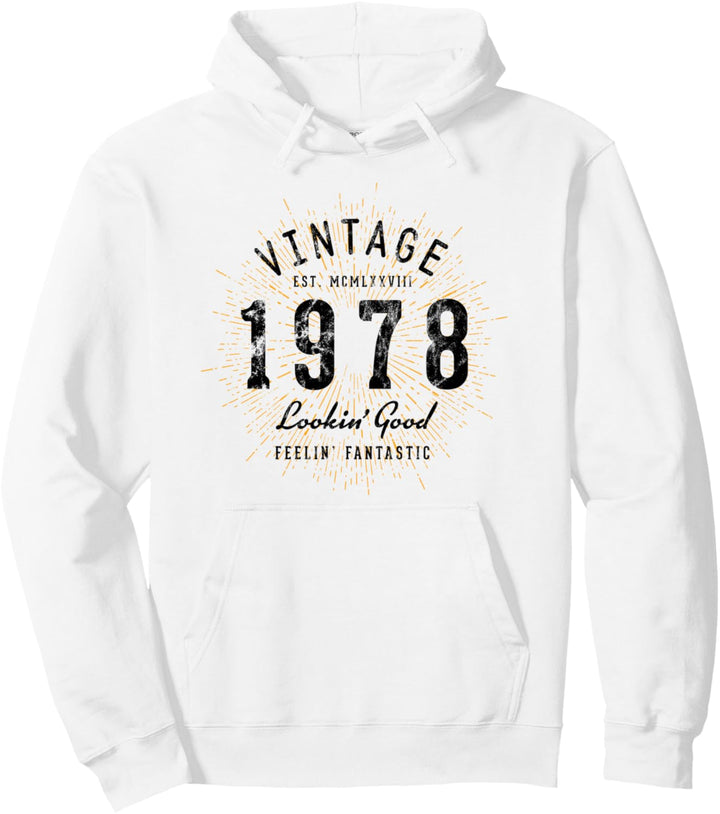 Vintage Geburtstag geboren 1978 Pullover Hoodie