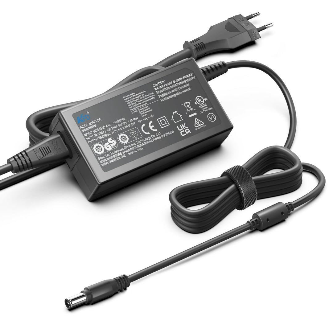 KFD Netzteil 24V Ladegerät Ladekabel für Casio AD-E24250LW AD-A24250LW PSAA60W-240 Privia Keyboard P