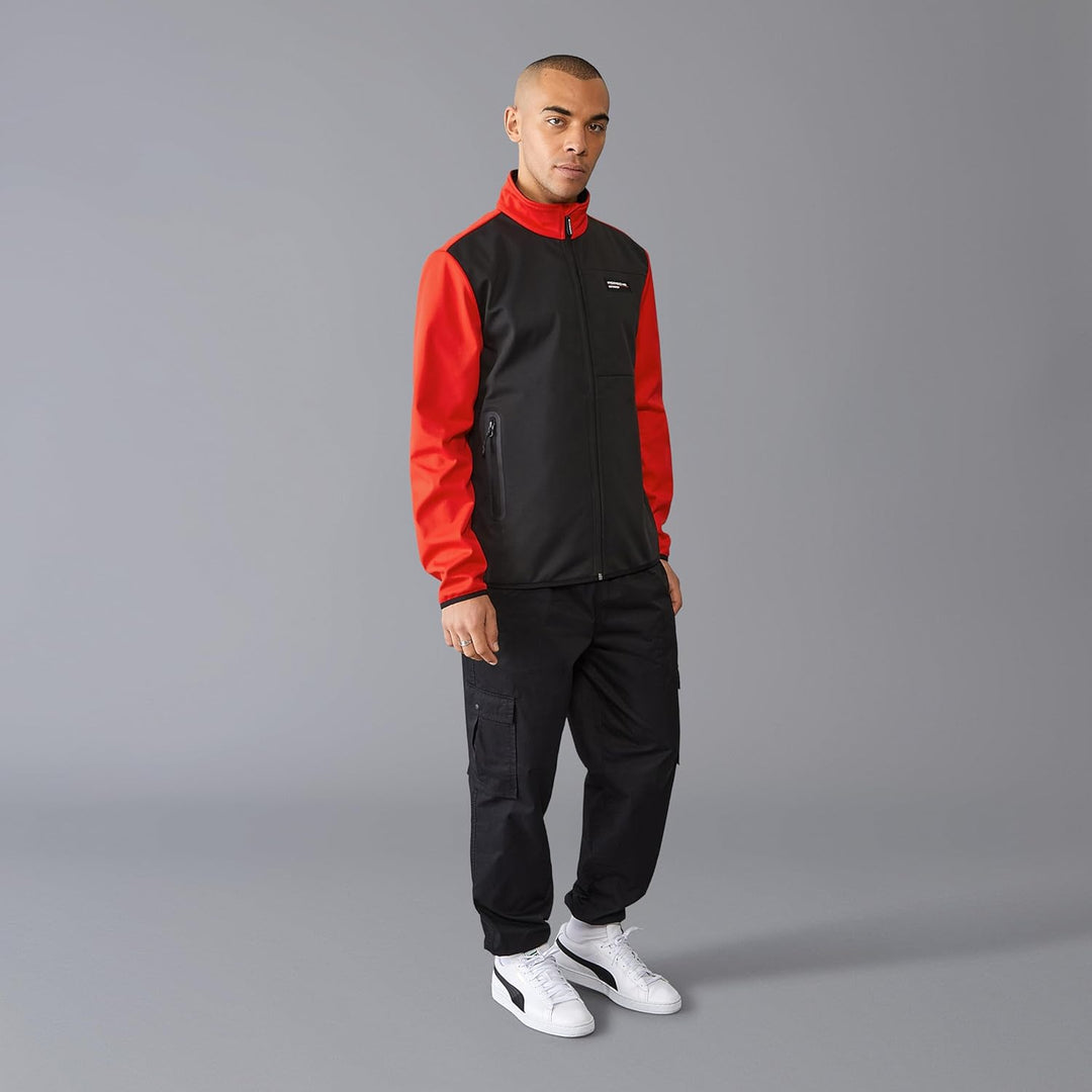 Porsche Motorsport Softshell für Herren – Schwarz 3XL Schwarz, 3XL Schwarz