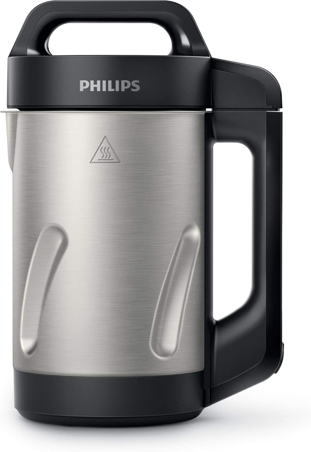 Philips HR2203/80 Standmixer mit Heizfunktion, schwarz 1,2 l, 1000 W