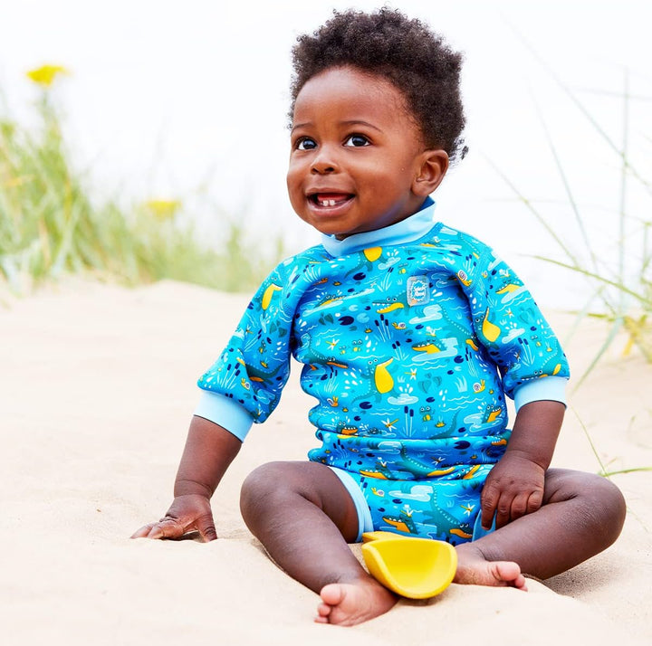 Splash About Happy Nappy-Schwimmanzug Crocodile Swamp 3-8 monate, 6-14 monate