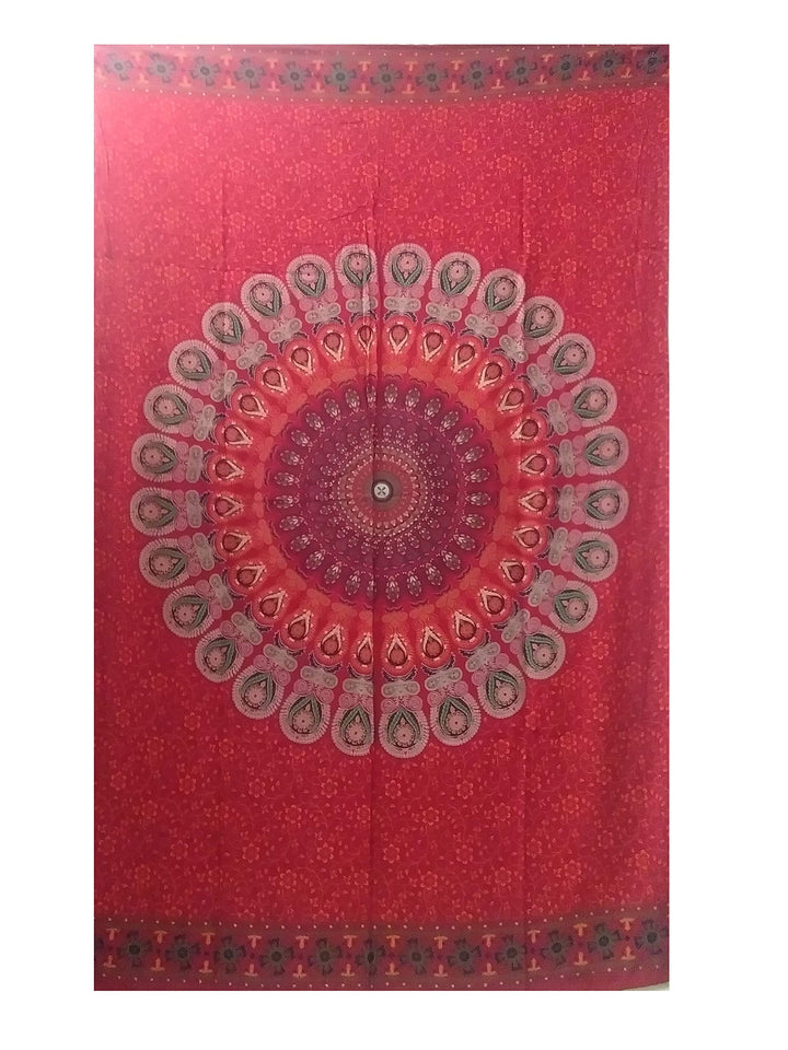 Purpledip Body Wrap "Universal Mandala", Baumwoll-Mischgewebe, Tagesdecke, Strandüberwurf (20050)