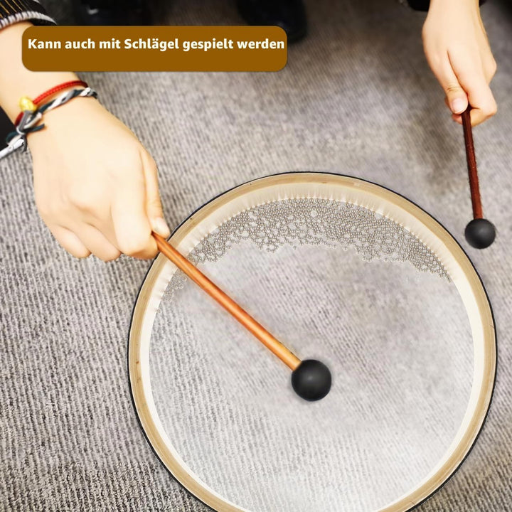 ERINGOGO 2 Stück Wellenperle Handtrommel Meereswellen Sound Drum Sound Healing Percussion Musikinstr
