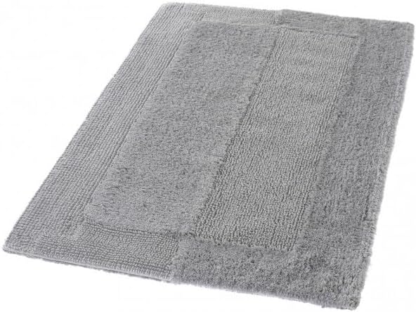 Kleine Wolke 5418146225 Badteppich Havanna, 70 x 120 cm, silbergrau 70x120 cm Grau, 70x120 cm Grau