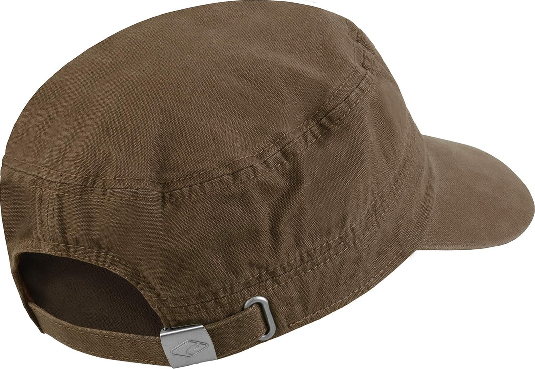 CORFU Schirmmütze/Schildmütze in Dark Jeans, Castro Cuba Cap Einheitsgrösse einstellbar braun, Einhe