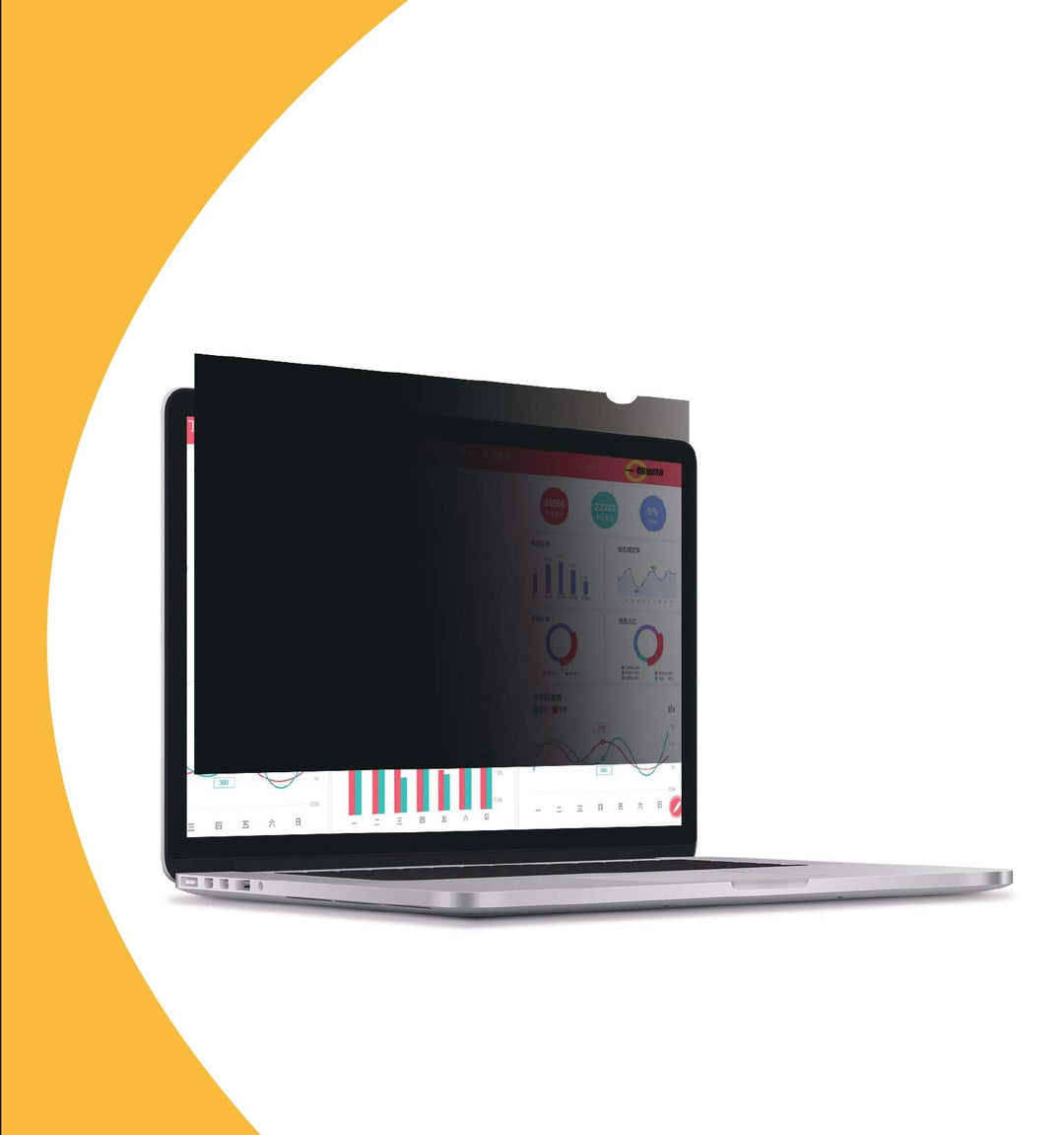 Magnetische Laptop & Notebook Blickschutz Folie I Sichtschutz Folie I Privacy Filter I Blickschutzfi