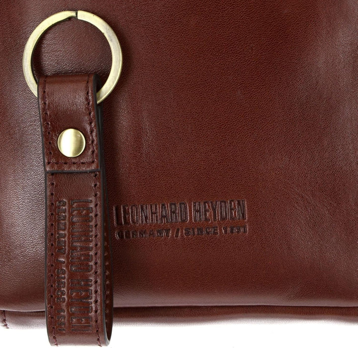Leonhard Heyden Cambridge Umhängetasche Leder 18 cm Redbrown, Redbrown
