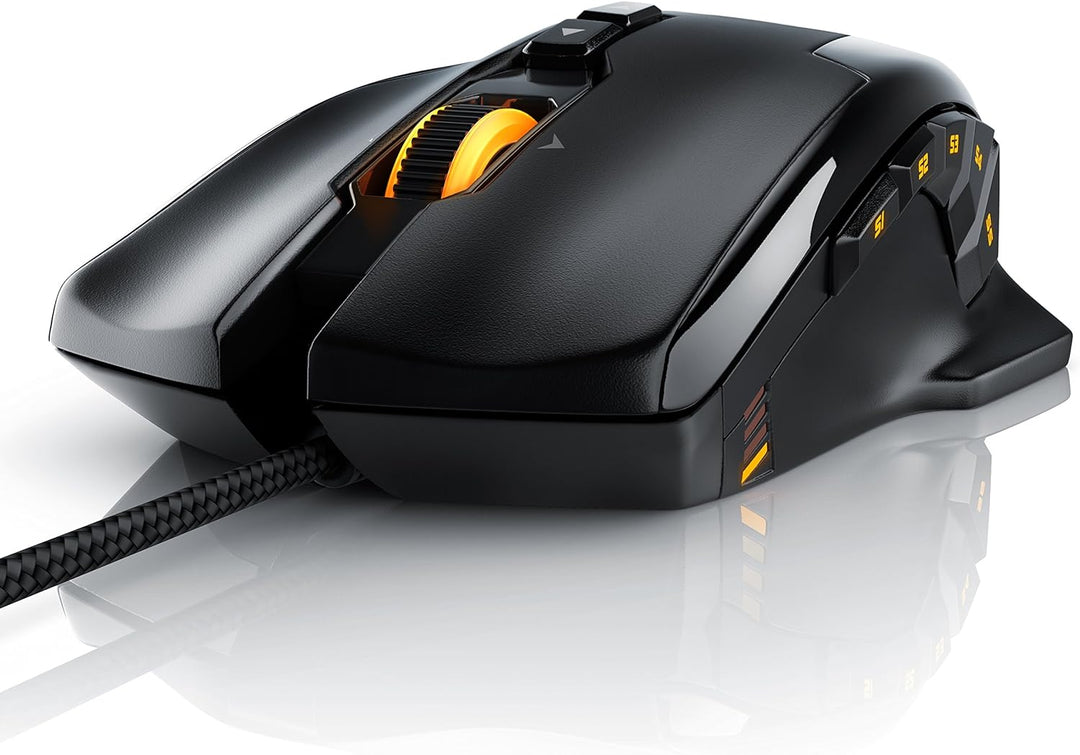 Titanwolf Gaming Set - mechanische Tastatur ALUMAR MMO 10800dpi Gaming Maus Specialist XXL Mauspad S