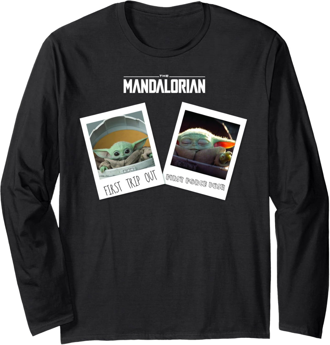 Star Wars The Mandalorian The Child First Photos Langarmshirt