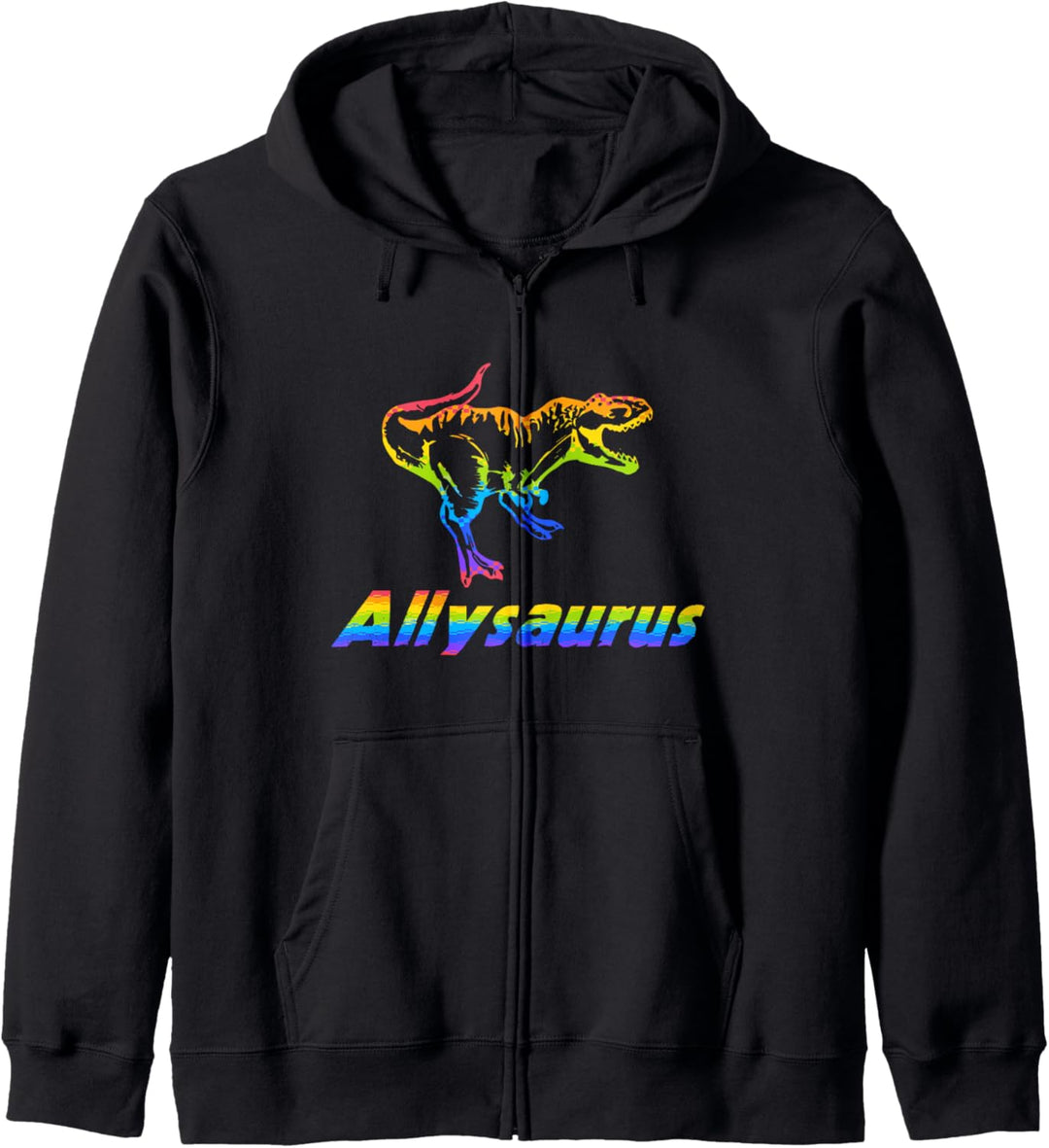 Allysaurus Pride LGBT Ally Dinosaur Lover Kapuzenjacke