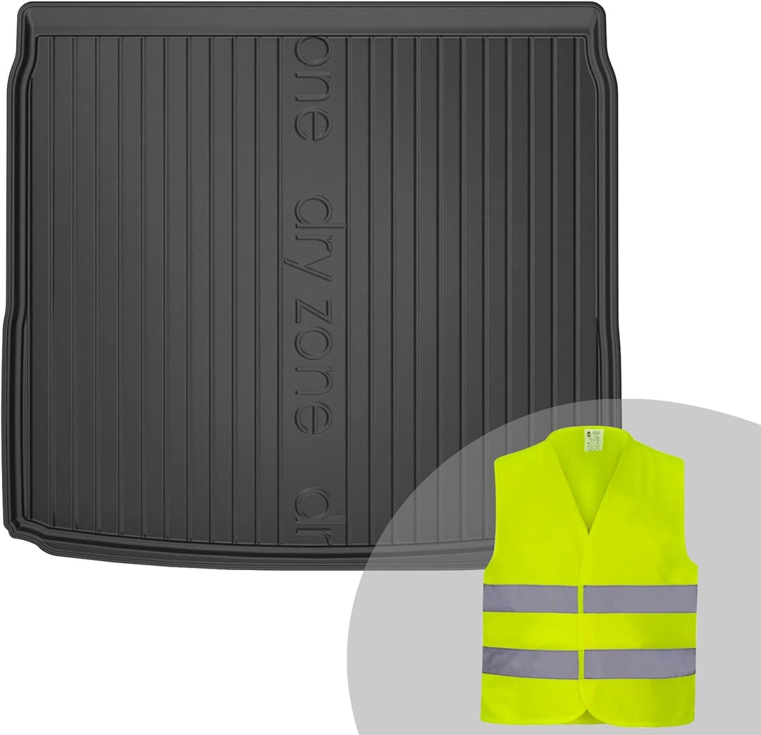 FROGUM DryZone Gummimatte Ganzjährige Praktische Auto Kofferraummatte Kofferraumwanne passend für Pe