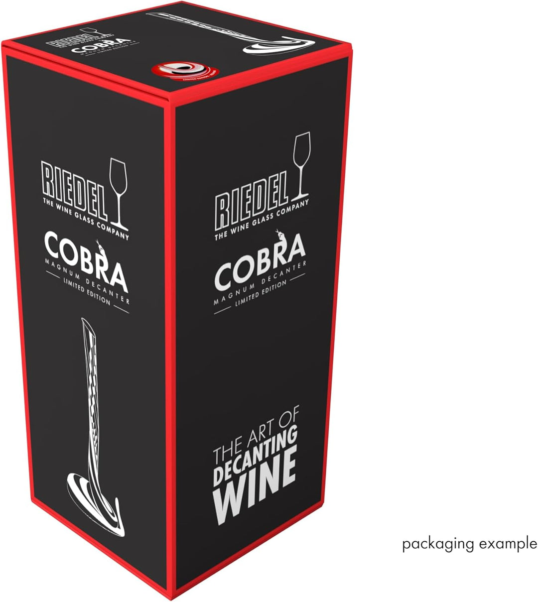 RIEDEL Cobra Magnum Dekanter - Grün, Einzelpackung, klares Kristallglas, handgefertigt