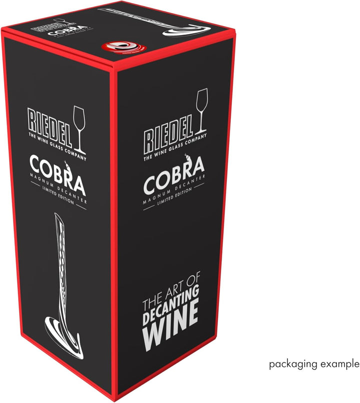 RIEDEL Cobra Magnum Dekanter - Grün, Einzelpackung, klares Kristallglas, handgefertigt