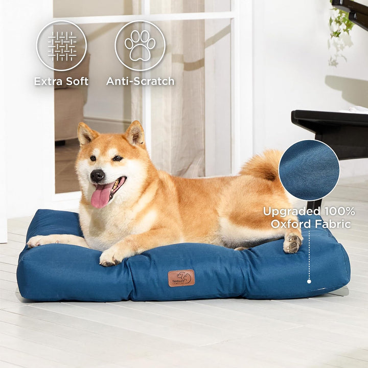 Bedsure Hundekissen kleine Hunde waschbar - 76x50cm Hundebett wasserdicht M für kleine, mittelgrosse