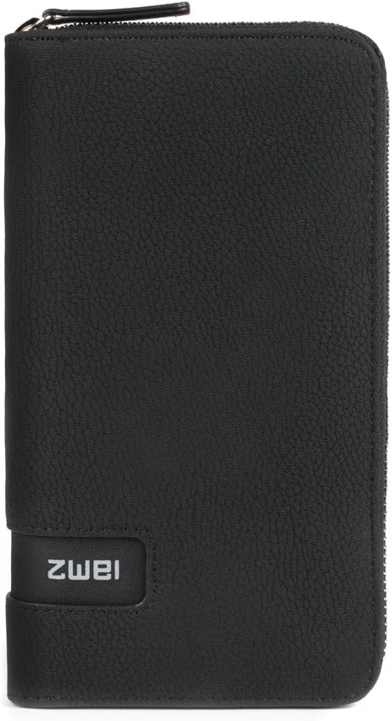 Zwei M.WALLET MW2 nubuk-black, Nubuk-black