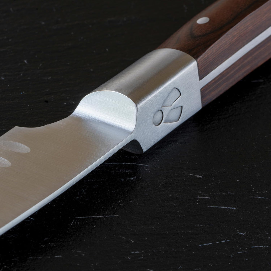 LAGUIOLE HERITAGE Küchenmesser-Set 3-teilig | Hochwertige Kochmesser mit Pakka-Holzgriff & Edelstahl