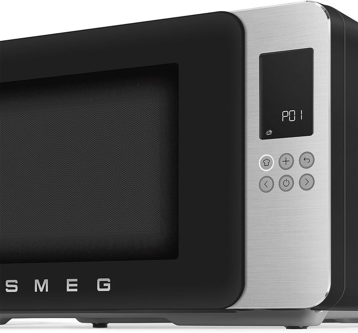 Smeg Forno a Microonde con grill MOC01BLMEU Schwarz, Schwarz