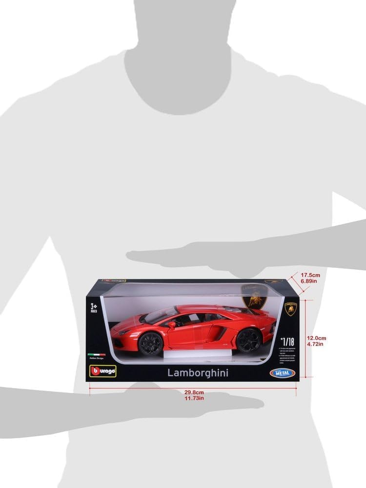 Bburago 15611033X - Lamborghini Aventador LP700-4 rotorange