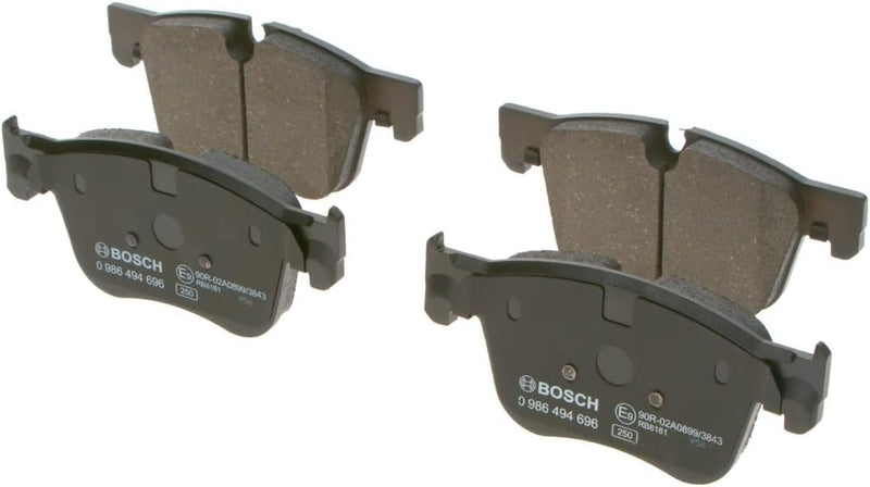 Bosch BP1691 Bremsbeläge - Vorderachse - ECE-R90 Zertifizierung - vier Bremsbeläge pro Set