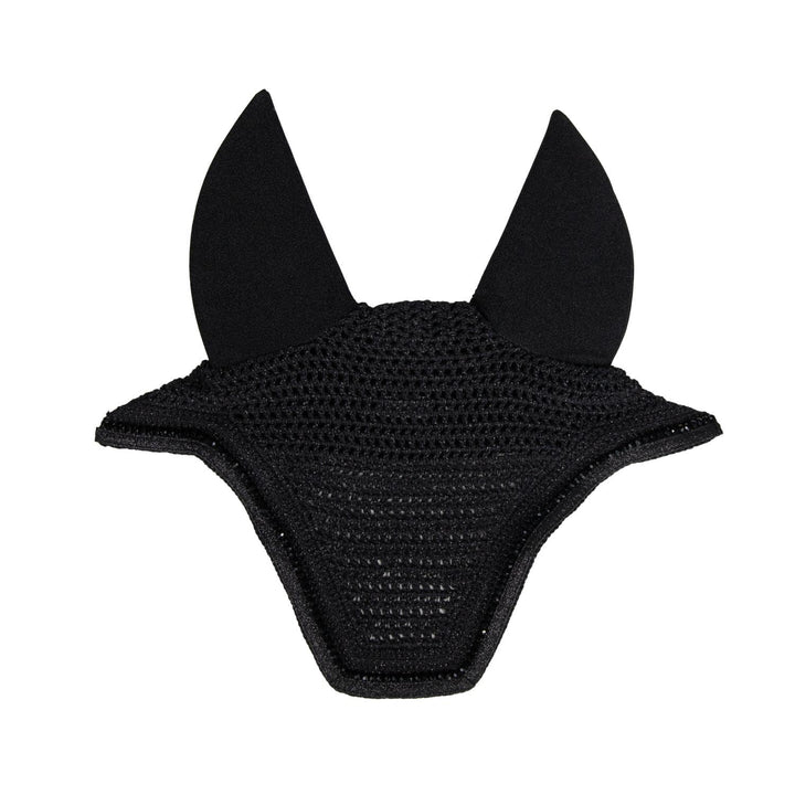 Kentucky Horsewear Wellington Glitter Soundless Fliegenohren, Grösse:WB, Farbe:schwarz WB schwarz, W