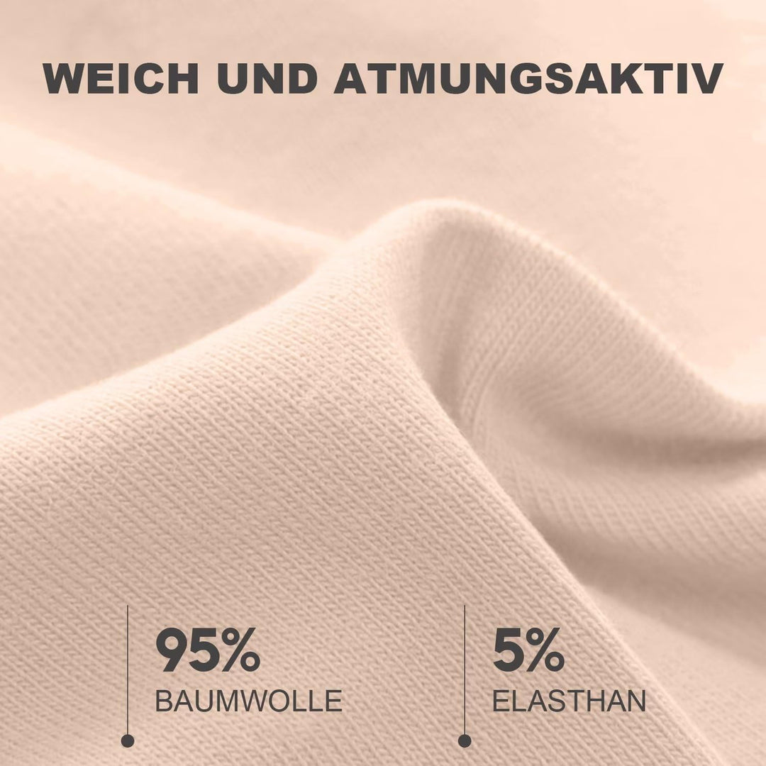 coskefy Unterhosen Damen, 6er Pack Slips Damen Baumwolle, Bequeme Frauen Unterwäsche, Atmungsaktiv P