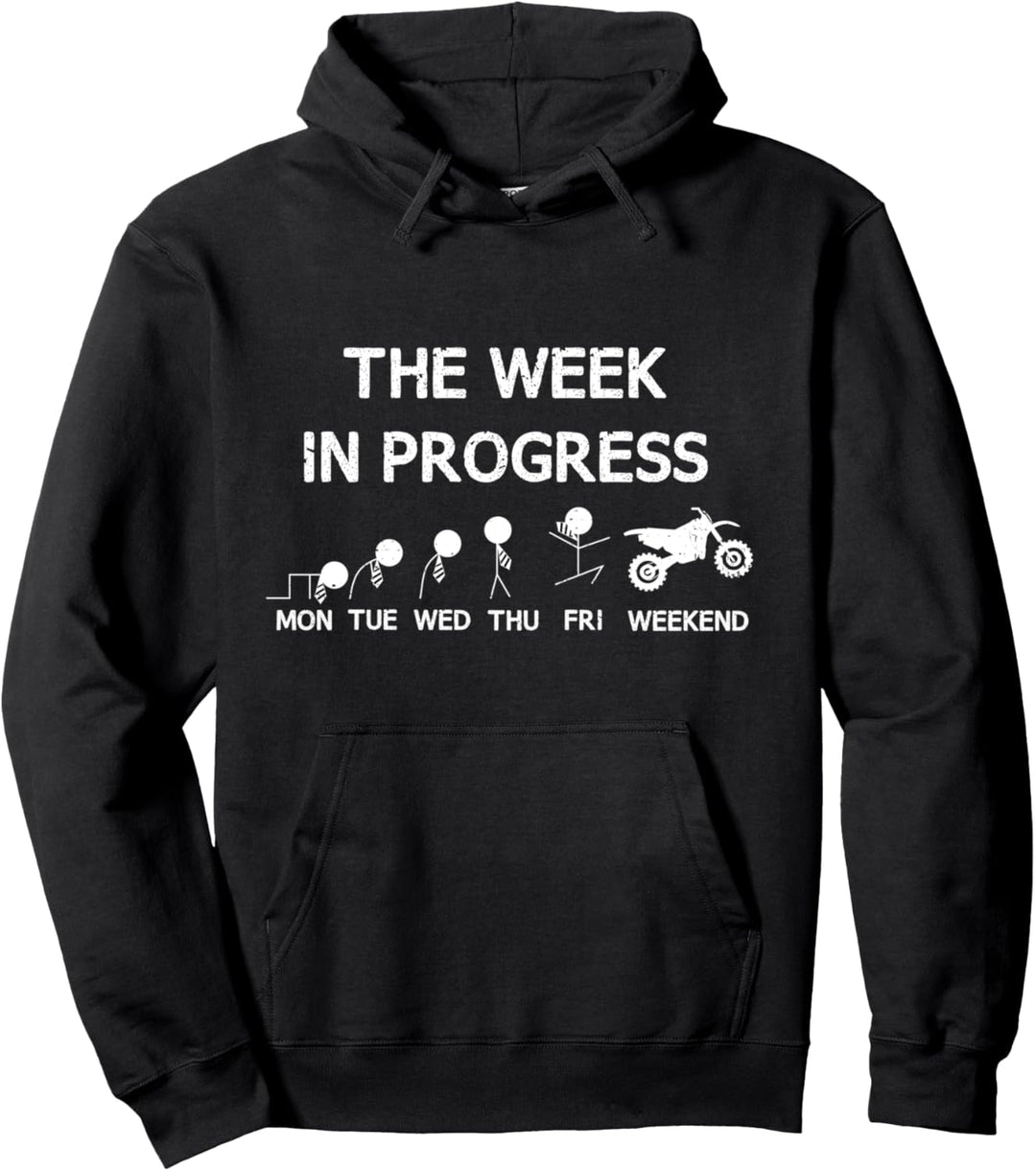 Motocross Evolution Motorrad Pullover Hoodie