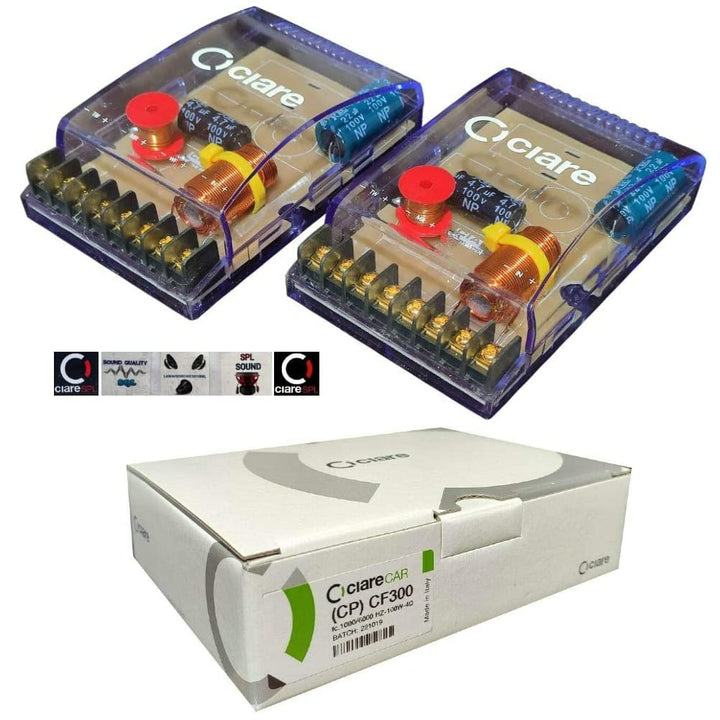 Ciare 2 CF300 Passive Crossover 4 ohm 100 watt rms autoeinstellung für 3-Wege-System woofer midrange