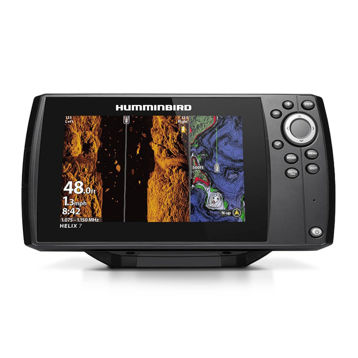Humminbird Helix 7 G4 GPS-Fischfinder mit Wandler, Mega-Seitenbild