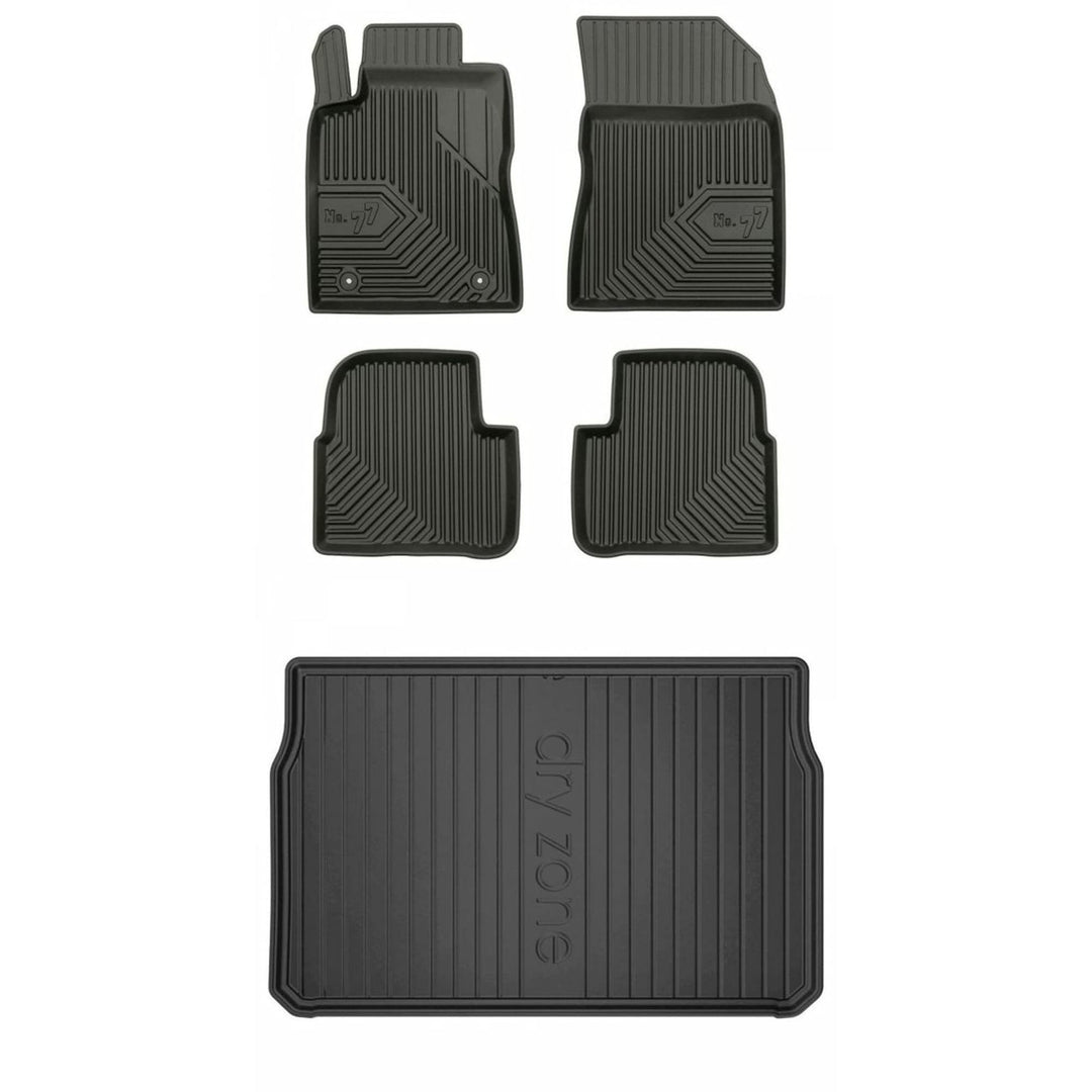 Satz Fussmatten und Gummimatte für Citroen C3 III ab 2016