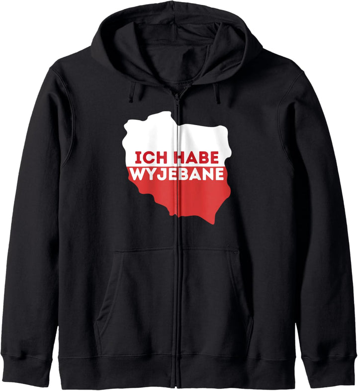 Ich Habe Wyjebane POLSKA Lustige polnische Sprüche für Polen Kapuzenjacke