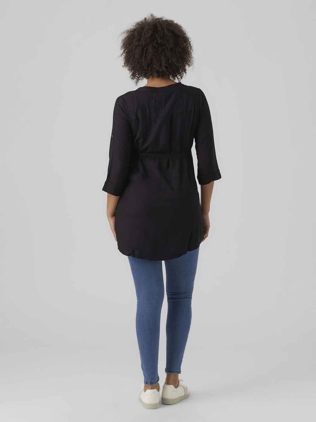 MAMALICIOUS Damen Tunika L Schwarz, L Schwarz