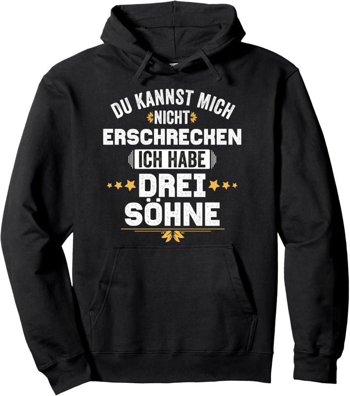 Papa Mama Sohn I Spruch Lustig Vater Mutter 3 Söhne Pullover Hoodie