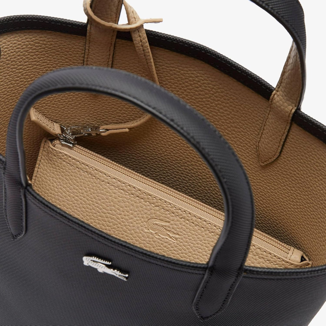 Lacoste Damen Nf2991aa Einkaufstasche Noir Krema, Noir Krema
