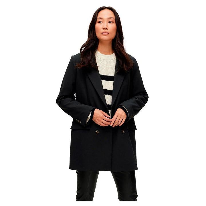 SELECTED FEMME Damen Slfmyla Ls Relaxed Noos Blazer 36 Schwarz, 36 Schwarz