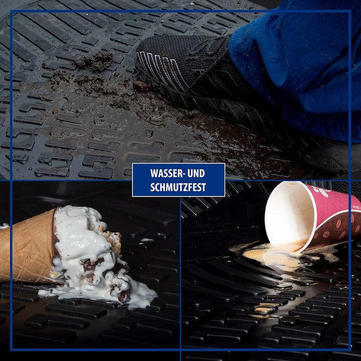 Elmasline Design 3D Gummimatten Set für Ford KUGA III 2019-2024 Extra hoher 5cm Rand KUGA III (Bauja