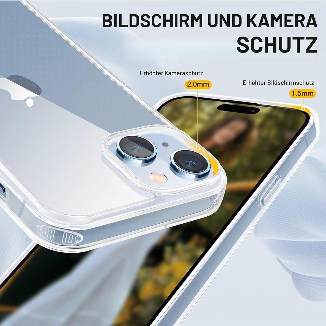 GOODVISH Handykette für iPhone 15 Hülle mit Band | Kameraschutz und Bildschirmschutz | | Necklace Ha