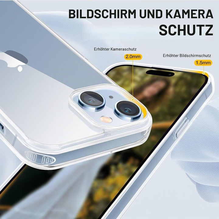 GOODVISH Handykette für iPhone 15 Hülle mit Band | Kameraschutz und Bildschirmschutz | | Necklace Ha