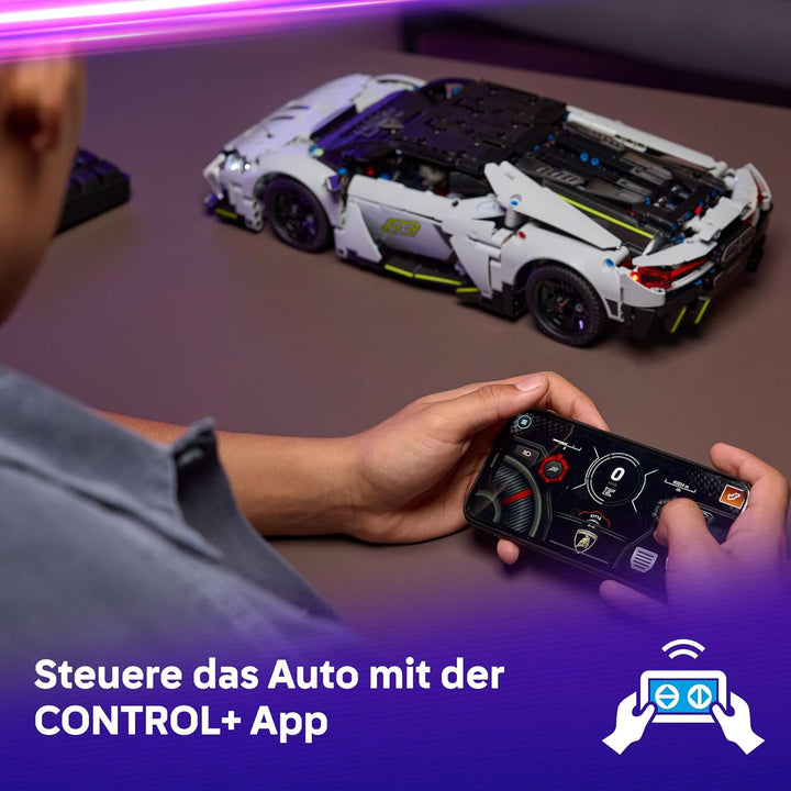 LEGO Technic Lamborghini Revuelto Supersportwagen Spielzeug – ferngesteuertes Automodell mit Lichtfu
