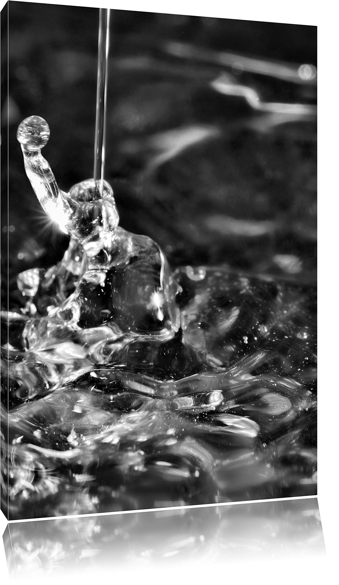 Pixxprint Monocrome, rote Flüssigkeit, Format: 100x70 auf Leinwand, 100x70