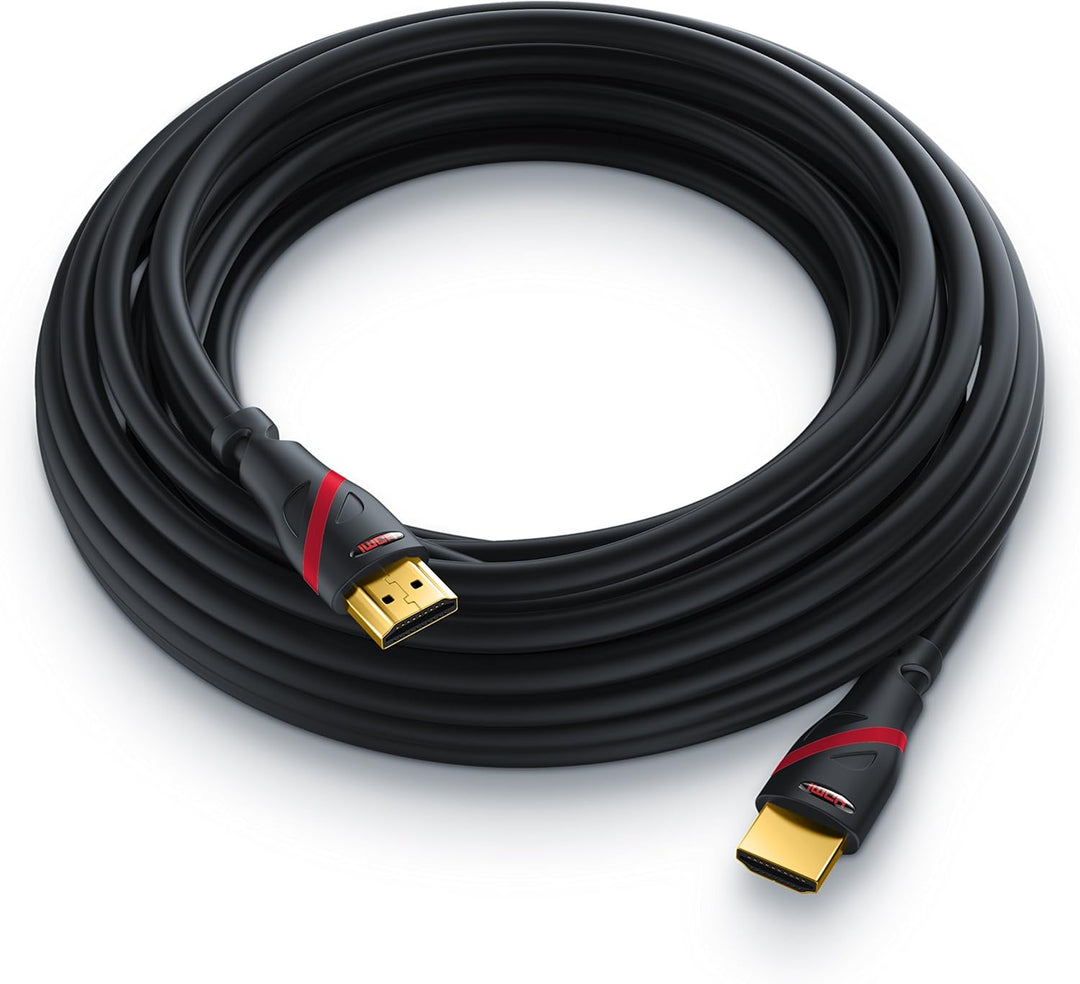CSL - 4K HDMI Kabel 2.0 10m - Ultra HD 4K @ 60Hz - High Speed with Ethernet - Ultra HD Full HD - 3D