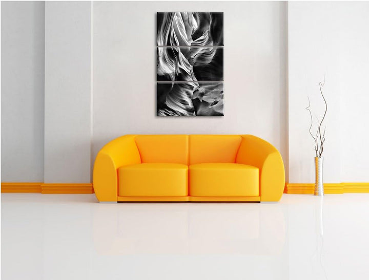 Pixxprint Antelope Canyon Arizona als Leinwandbild/Grösse: 3 Teilig (120x80) cm/Wandbild/Kunstdruck/